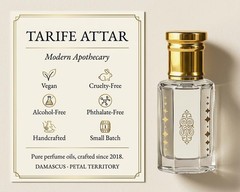 DAMASCUS Rose Attar Oil 20ml Natural Floral Perfume Alcohol Free Clean Musk