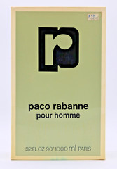 Paco Rabanne Pour Homme EDT 1000ml / 32 oz Vintage Flacon by Finescents