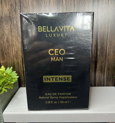 Bellavita CEO Man Intense Eau de Parfum Spray, Regular Size 3.38 fl oz Exp 08/28