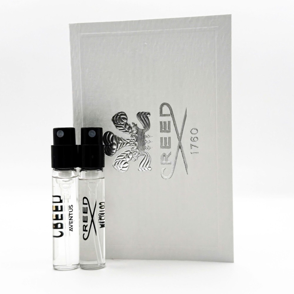 2 PCS CREED AVENTUS MEN EAU DE PARFUM SAMPLE SPRAY 0.06OZ/2ML✔️Original