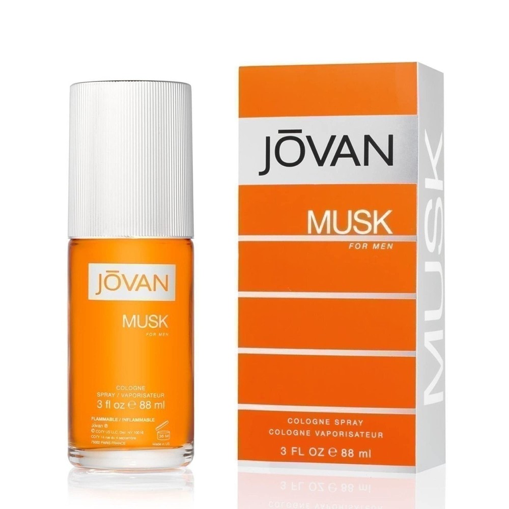 Jovan Musk for Men Eau de Cologne Spray 3 fl oz (Pack of 1), Notes of…