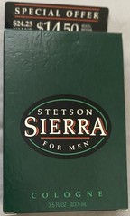 New Vintage Stetson Sierra by Coty Men’s Cologne Splash 3.5 oz/103 ml Rare HTF