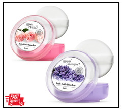 R-NEU 2 Pack Body Powder for Women with Puff, 100% Talc-Free, Elegant…