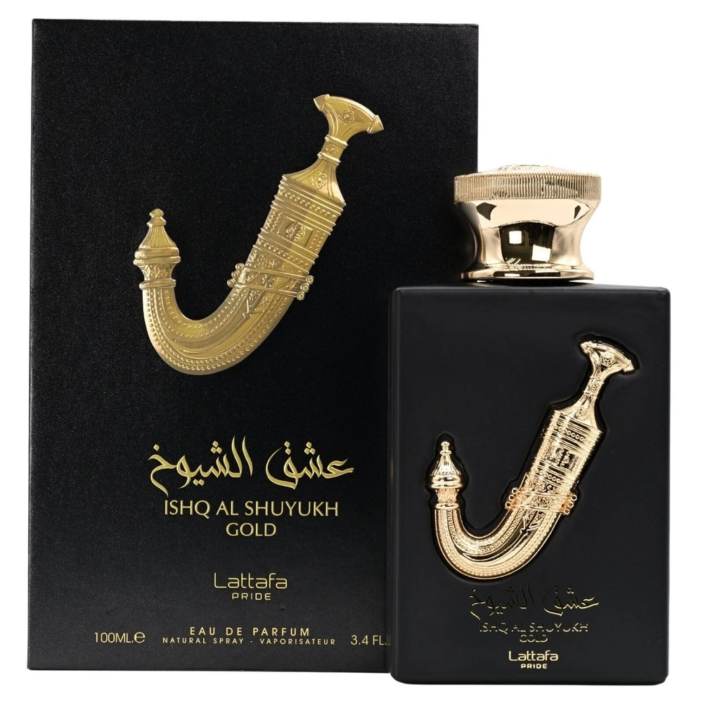 Ishq Al Shuyukh Gold by Lattafa perfume for unisex EDP 3.3 3.4 oz New in Box