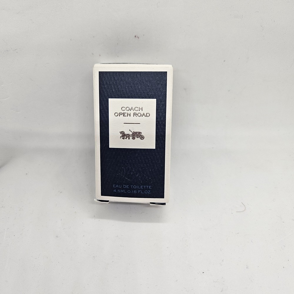 NIB Men’s coach Open Road Eau De Toilette Travel Size 0.15 FL OZ / 4.5 ML