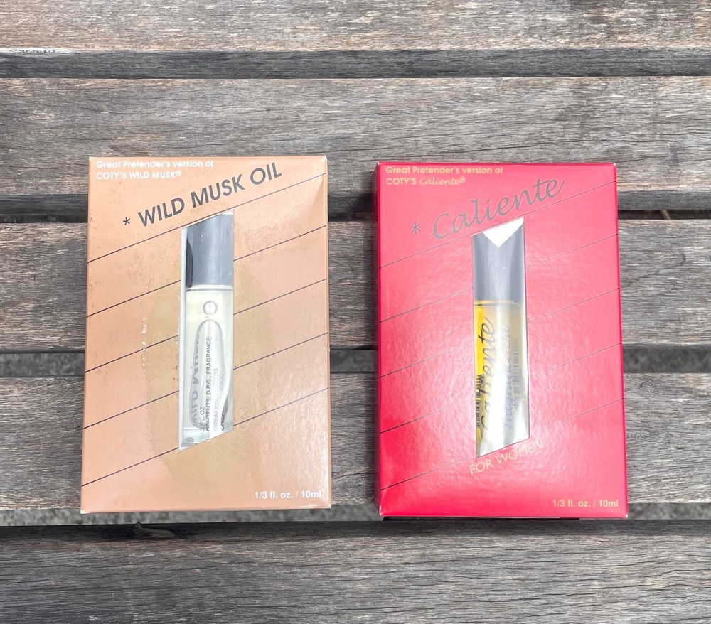 WILD MUSK OIL Great Pretender of Wild Musk 1/3 fl. oz (10 ml) + Caliente