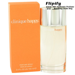 Happy Perfume 3.4 3.3 oz 1.7 oz 1 oz 100 ML By CLINIQUE FOR WOMEN EDP SPRAY NEW