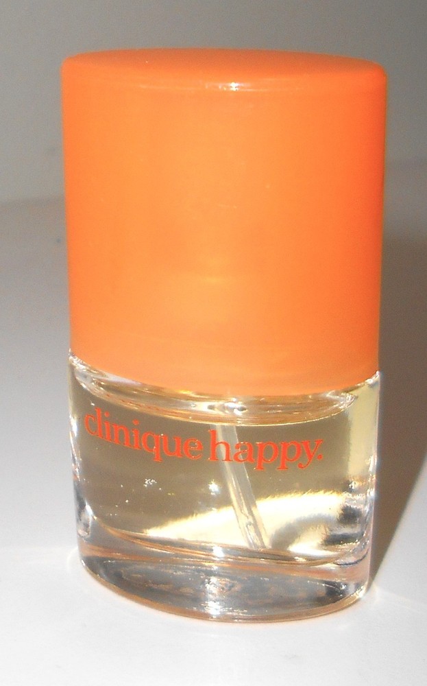 NIB (bottle) Clinique Happy Perfume Spray Travel Size Bottle .14 Fl Oz.