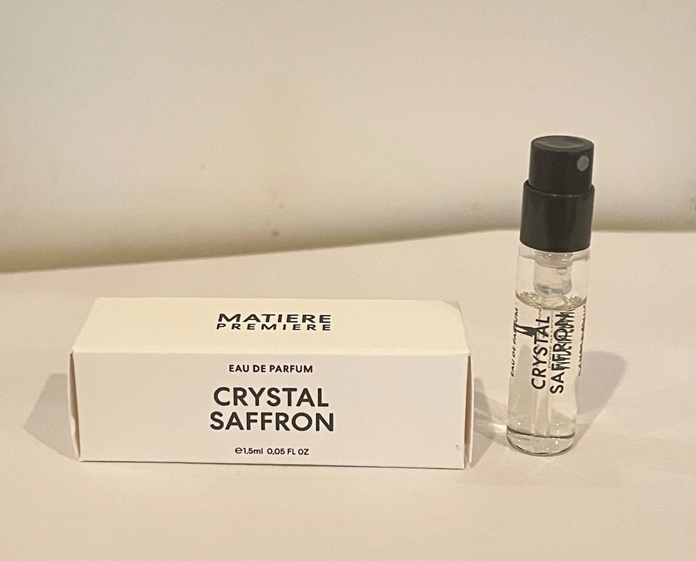 Matiere Premiere Crystal Saffron 1.5ml Sample Spray NIB Niche Luxury Perfume