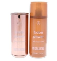 MISSGUIDED Babe Power Gift Set – 2.7 fl oz EDP Perfume + 7.4 Fl oz Body mist~