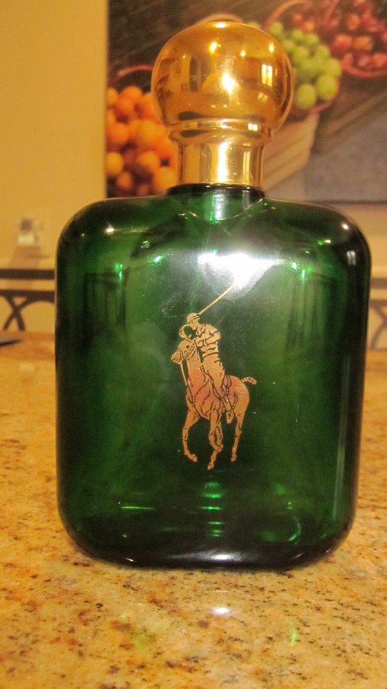 Ralph Lauren EMPTY Polo Eau de Toilette Bottle 8oz Green ** NO CONTENTS **