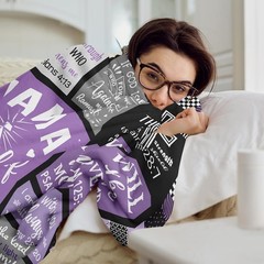 Cozy 50″x40″ Christian Throw Blanket – Modern Spiritual Birthday Gift for Women