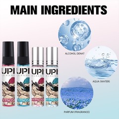 Travel Size Perfume Set 4x10ML Cupid Hypnosis Cologne Long Lasting Portable Frag