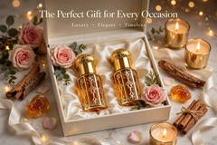 Royal Rose Erosia And Cedar Ember Attar Set | Alcohol-Free Perfume Oil Unisex