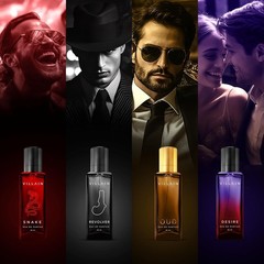 Villain EDP Perfume For Man 4 x 20ml Long Lasting Fragrance Cologne For Gift