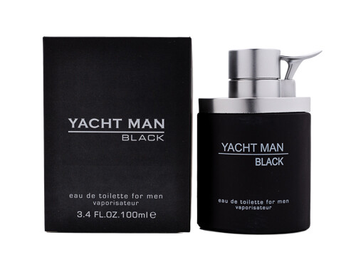 Yacht Man Black by Myrurgia 3.4 oz EDT Cologne for Men New In Box