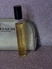 Coach Gold Parfum Pouch and Mini Travel Spray