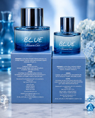 Kenneth Cole Blue Eau de Toilette, Cologne for Men, 1.7 fl oz and 1 fl oz, 2 Pcs