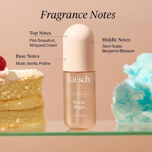 Kitsch Hair Perfume Mists – Warm Sugar – 1.7 fl oz