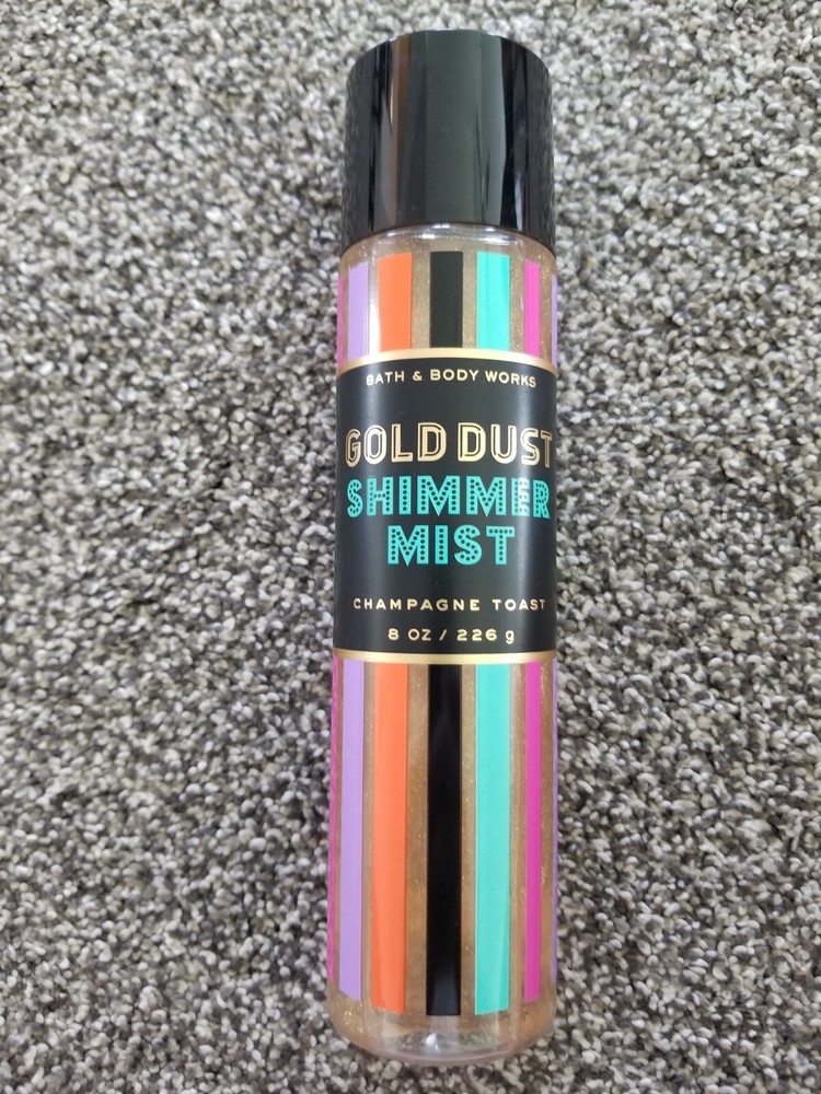 Bath and Body Works GOLD DUST SHIMMER BODY MIST 8 OZ LIMITED EDITION