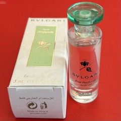 BVLGARI Eau Parfumee Au the Vert Mini Perfume Splash 0.17oz New 5ml Italy