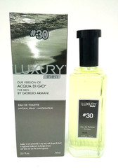 2-PACK Luxury Fragrance #30 for Men 2.5oz each NEW