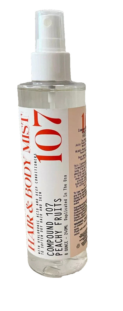 Miim Miic No 107 Hair & Body Mist 8 fl oz Peachy Fruits NEW!