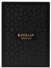 Rayhaan Obsidian Woody, Spicy, Amber, Masculine Eau de Parfum 3.4 Ounce / 100 ml