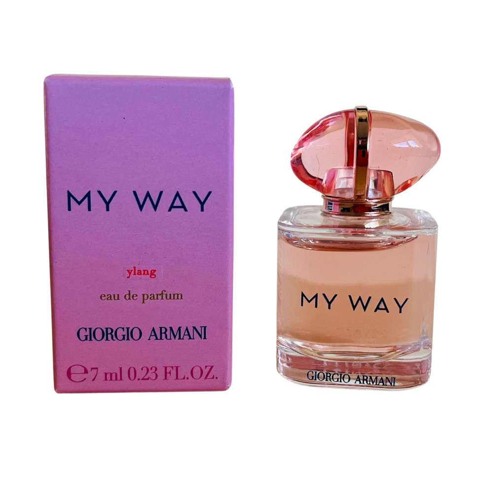 Giorgio Armani My Way YLANG Eau de Parfum MINI Splash 0.23 oz /7mL NIB