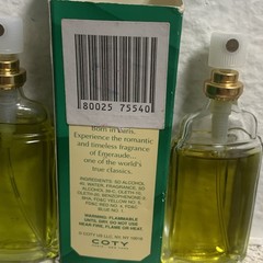 Coty Emeraude lot of 2 Cologne spray .8 fl oz 23.6ml TravelSize Cologne with Box
