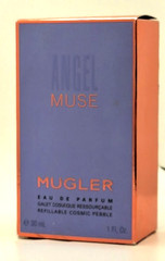 ❤️ANGEL MUSE,THIERRY MUGLER Eau de Parfum,1OZ 30ML,REFILL BOTTLE, Travel size!