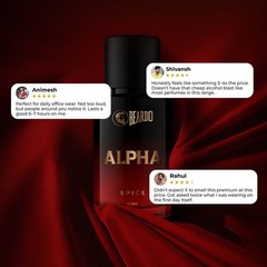 Beardo Alpha Spice Elixir 30ml Long Lasting Parfum Gift For Man