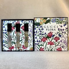 3pc Gucci Flora Sample Spray Set: Gardenia, Magnolia, Orchid EDP .05oz 1.5ml Ea