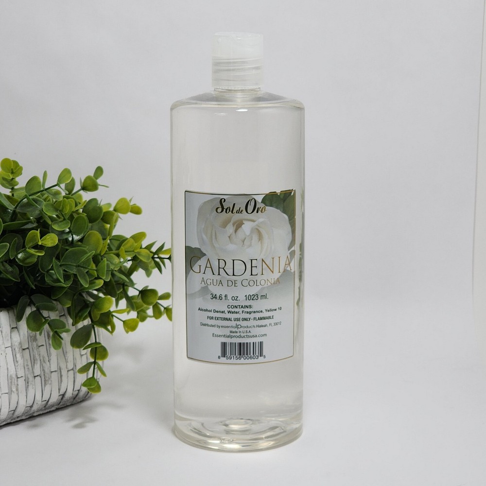 Sol de Oro Gardenia Cologne Splash 34.6 fl oz / 1023 mL
