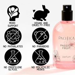 Pacifica Passion Fruit Perfume 2oz – Tropical Fruity Floral Clean Scent Vegan