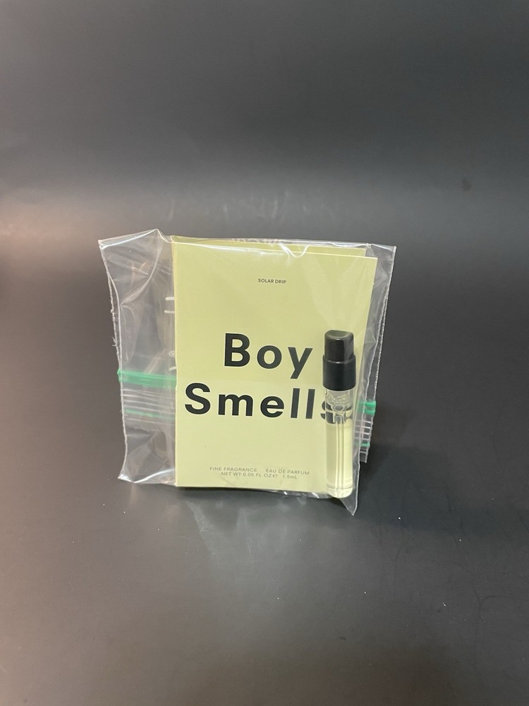 BOY SMELLS “SOLAR DRIP” GENDERFREE : EAU DE PARFUM SAMPLE NEW RELEASE Vial