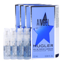 THIERRY MUGLER ANGEL STELLAR EDP 1.2ml .04fl oz x 4 PERFUME SPRAY SAMPLES