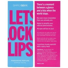 Simply Sexy Enhanced Pheromone Perfume Let’s Lock Lips 0.3Floz/9.2Ml
