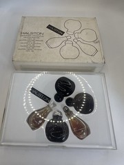 Vintage Halston Designer Originals Mini Perfume Gift Set 5 Pc Boxed As Is