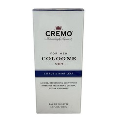 Cremo Cologne Spray for Men Citrus & Mint Leaf 3.4 fl oz Eau De Toilette Sealed