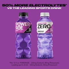 POWERADE Sports Drink Grape, 20 Ounce (Pack of 8)