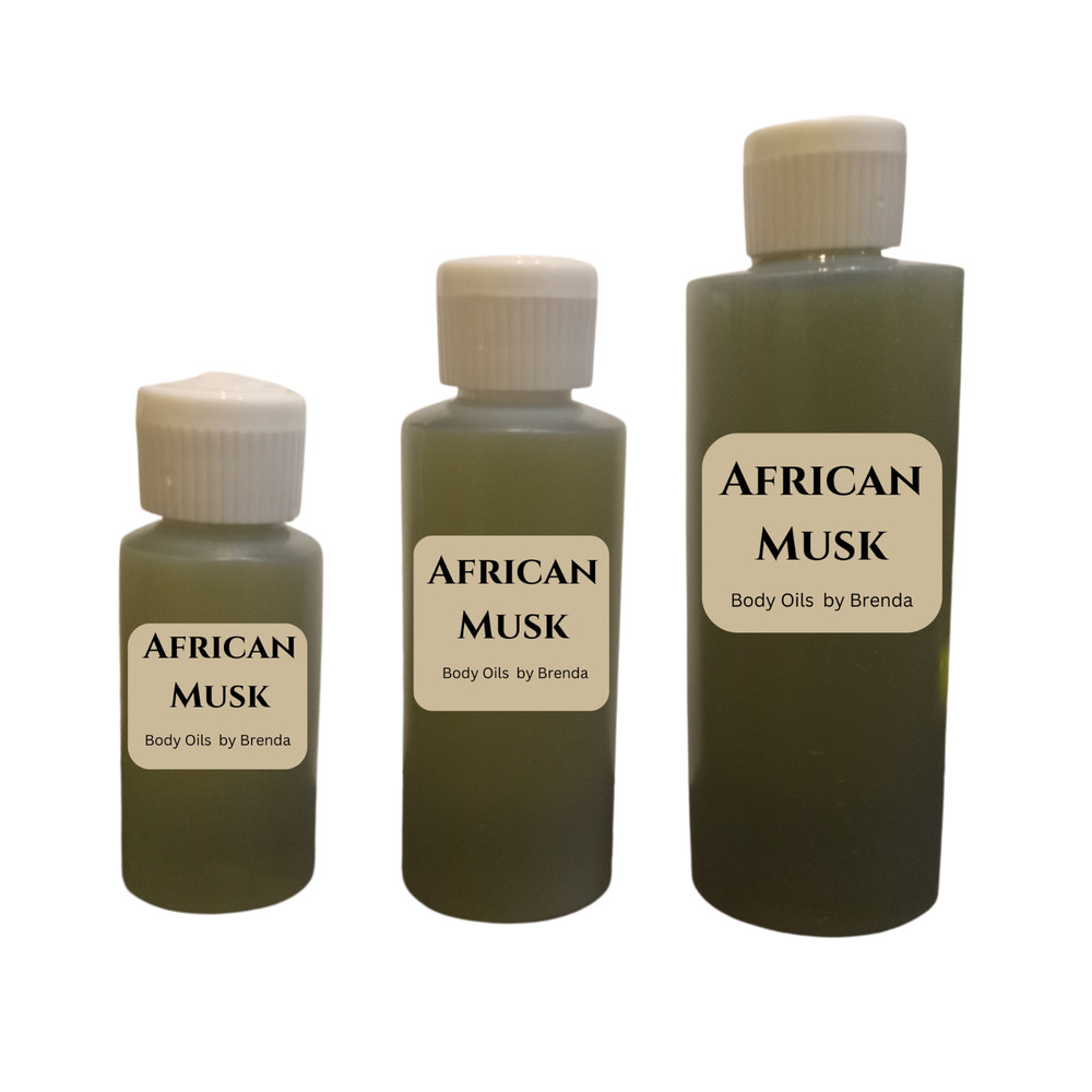 Premium African Musk Green Scented Body Oil Fragrance