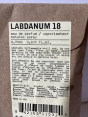 Le Labo Labdanum 18 Eau de Parfum EDP Sample Vial .025oz, .75ml New in Pouch