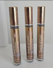 3 Pack Bath & Body Works Touch Of Gold Travel Size Mini Perfume Spray EDP .23 Oz