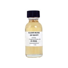 Clear Musk of Egypt (Unisex) Body Oil 1 oz Fragrance All Natural Scent