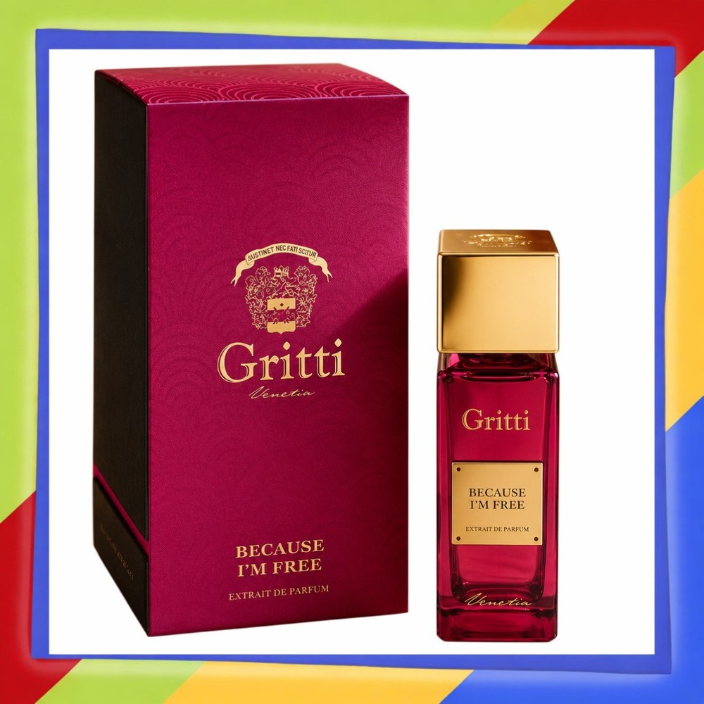 Gritti – Because I’m Free – Extrait – 3.4oz – NIB