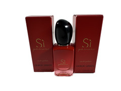 NEW 2X GIORGIO ARMANI Beauty Si Passione Edp Travel Miniature Splash 0.24 oz