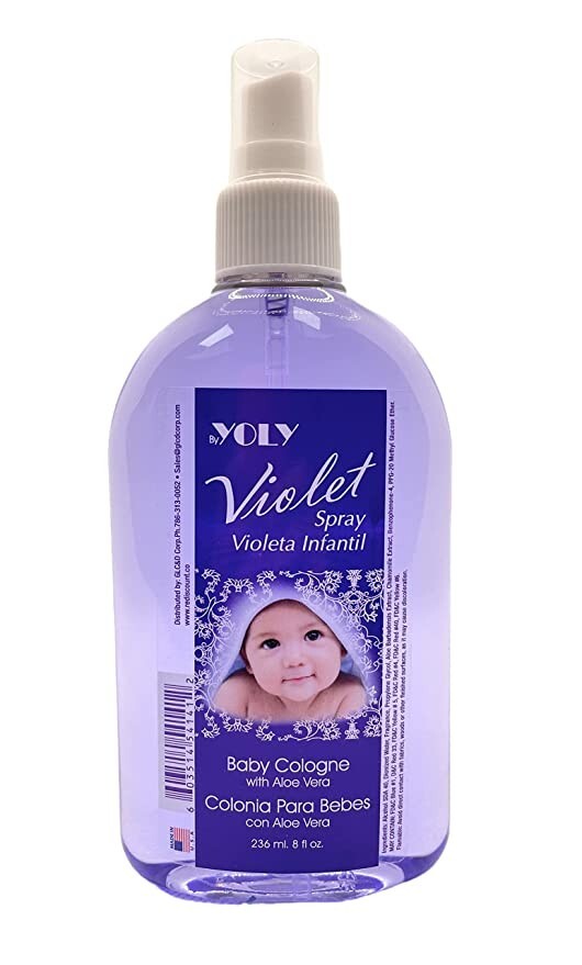 YOLY BABY COLOGNE- VIOLET – SPRAY 8 OZ