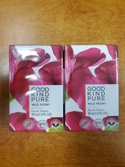 2 Bottles: Good Kind Pure *Wild Peony* Eau de Toilette Spray 1 oz. ea. (2457-D4)