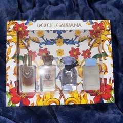 New Dolce&Gabbana 4-Pc Women Fragrance Splash Mini Gift Set 5 ml/0.17 oz